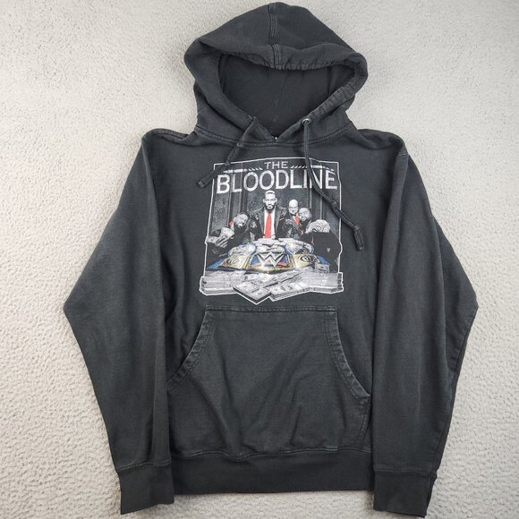WWE Other - WWE Hoodie Mens Small Sweatshirt Bloodline Roman Reigns AUTHENTIC WWE Uso's